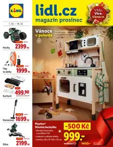 Akční leták LIDL, platný od 2025-12-01 do 2025-12-14.