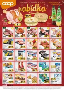 Akční leták COOP, platný od 2025-12-03 do 2025-12-16.
