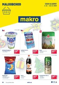 Akční leták makro, platný od 2025-12-03 do 2025-12-16.