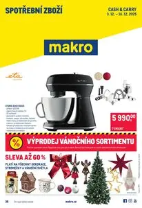 Akční leták makro, platný od 2025-12-03 do 2025-12-16.