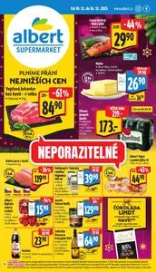 Akční leták albert, platný od 2025-12-10 do 2025-12-16.