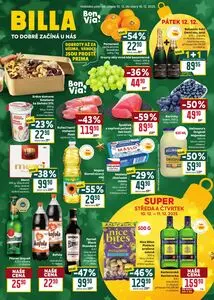 Akční leták BILLA, platný od 2025-12-10 do 2025-12-16.