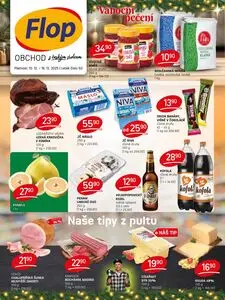 Akční leták FloP, platný od 2025-12-10 do 2025-12-16.