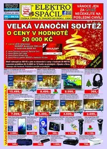Akční leták ELEKTRO SPÁČIL, platný od 2025-12-10 do 2025-12-20.