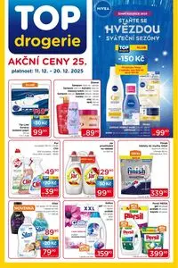 Akční leták Top Drogerie, platný od 2025-12-11 do 2025-12-20.