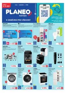 Akční leták PLANEO, platný od 2025-12-08 do 2025-12-21.