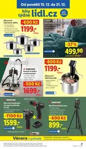 Akční leták LIDL, platný od 2025-12-15 do 2025-12-21.