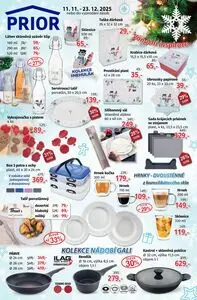 Akční leták Prior, platný od 2025-11-11 do 2025-12-23.