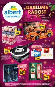 Akční leták albert, platný od 2025-11-19 do 2025-12-24.