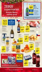 Akční leták TESCO, platný od 2025-12-17 do 2025-12-24.