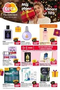 Akční leták Teta drogerie, platný od 2025-11-27 do 2025-12-27.
