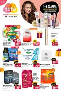 Akční leták Teta drogerie, platný od 2025-12-04 do 2025-12-27.