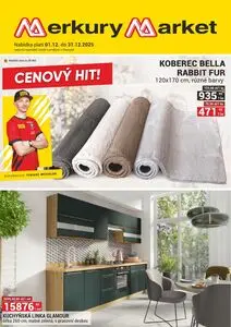 Akční leták Merkury Market, platný od 2025-12-01 do 2025-12-31.