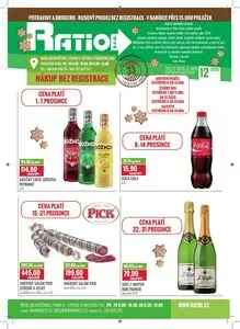 Akční leták Ratio, platný od 2025-12-01 do 2025-12-31.