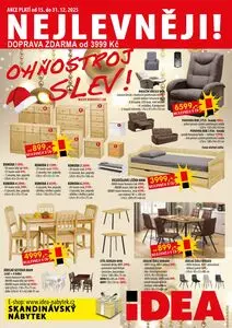 Akční leták IDEA, platný od 2025-12-15 do 2025-12-31.