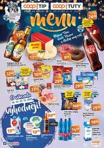 Akční leták COOP TUTY, platný od 2025-12-17 do 2025-12-31.