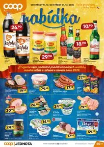Akční leták COOP, platný od 2025-12-17 do 2025-12-31.
