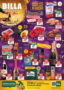 Akční leták BILLA, platný od 2025-12-27 do 2025-12-31.