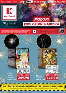 Akční leták Kaufland, platný od 2025-12-27 do 2025-12-31.