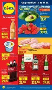 Akční leták LIDL, platný od 2025-12-29 do 2025-12-31.