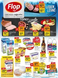 Akční leták FloP, platný od 2026-01-02 do 2026-01-06.