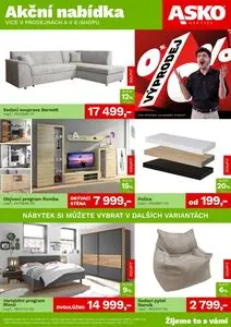 Akční leták ASKO NÁBYTEK, platný od 2025-12-11 do 2026-01-07.