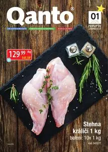 Akční leták Astur & Qanto, platný od 2026-01-01 do 2026-01-07.