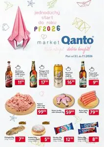 Akční leták Astur & Qanto, platný od 2026-01-03 do 2026-01-07.