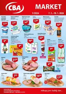 Akční leták CBA, platný od 2026-01-07 do 2026-01-18.