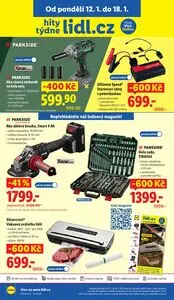 Akční leták LIDL, platný od 2026-01-12 do 2026-01-18.