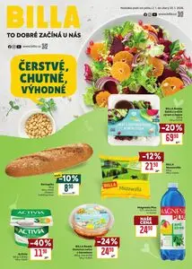 Akční leták BILLA, platný od 2026-01-02 do 2026-01-20.