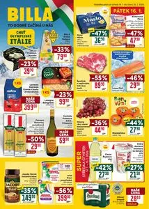 Akční leták BILLA, platný od 2026-01-14 do 2026-01-20.