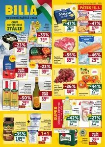 Akční leták BILLA, platný od 2026-01-14 do 2026-01-20.