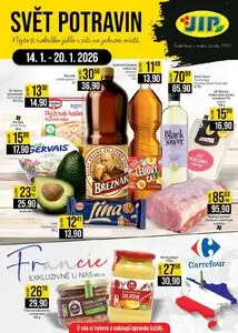 Akční leták JIP, platný od 2026-01-14 do 2026-01-20.