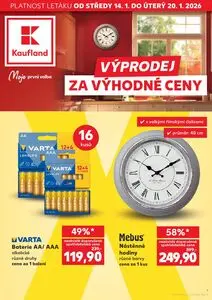 Akční leták Kaufland, platný od 2026-01-14 do 2026-01-20.