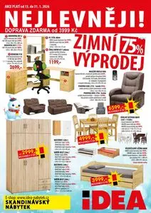 Akční leták IDEA, platný od 2026-01-15 do 2026-01-21.