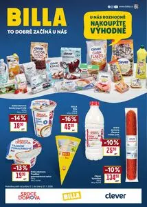 Akční leták BILLA, platný od 2026-01-02 do 2026-01-27.