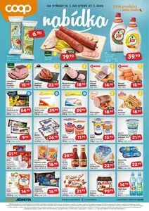 Akční leták COOP, platný od 2026-01-14 do 2026-01-27.
