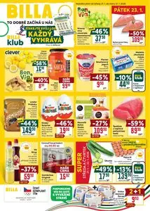 Akční leták BILLA, platný od 2026-01-21 do 2026-01-27.