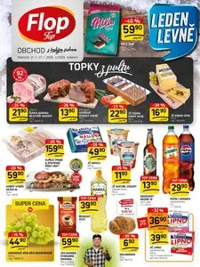 Akční leták FloP, platný od 2026-01-21 do 2026-01-27.