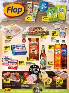 Akční leták FloP, platný od 2026-01-21 do 2026-01-27.
