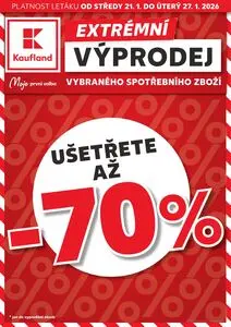 Akční leták Kaufland, platný od 2026-01-21 do 2026-01-27.
