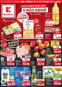 Akční leták Kaufland, platný od 2026-01-21 do 2026-01-27.