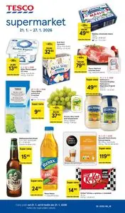 Akční leták TESCO, platný od 2026-01-21 do 2026-01-27.