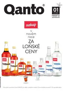 Akční leták Astur & Qanto, platný od 2026-01-01 do 2026-01-31.