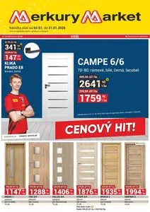 Akční leták Merkury Market, platný od 2026-01-02 do 2026-01-31.