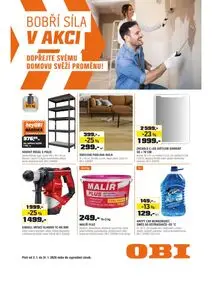 Akční leták OBI, platný od 2026-01-16 do 2026-01-31.