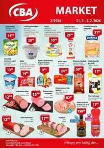 Akční leták CBA, platný od 2026-01-21 do 2026-02-01.