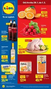 Akční leták LIDL, platný od 2026-01-29 do 2026-02-01.