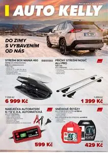 Akční leták AUTO KELLY, platný od 2026-01-06 do 2026-02-02.